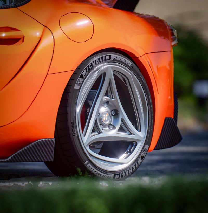 Toyota Supra Tuning mit Kami Wheels Kami04 Kundenspezifische Schmiederäder 6